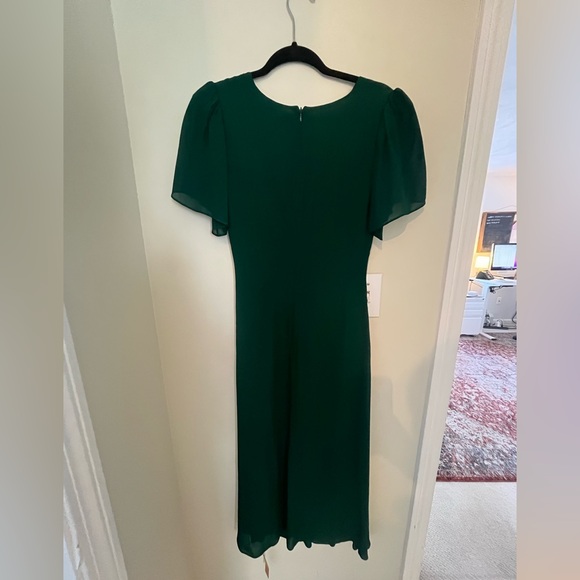 Reformation Green Breanna Dress Size 4 - Picture 5 of 5